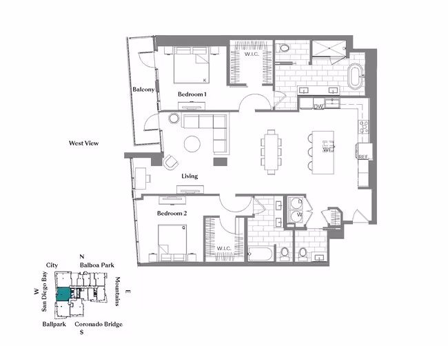 Unit 2113 2113 floor plan
